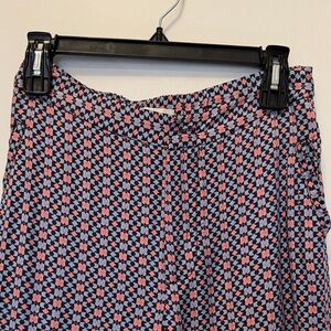 Anthropologie Maeve Geometric Patterned Wide-Leg flowy Pants 6 -needs button